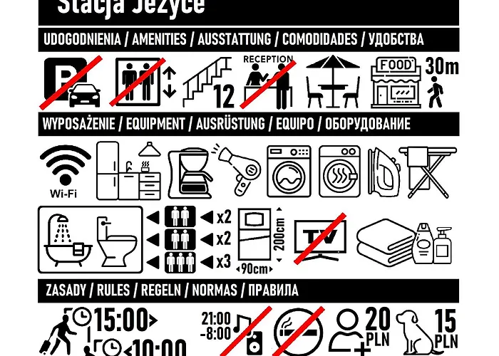 Stacja Jezyce Hostel *